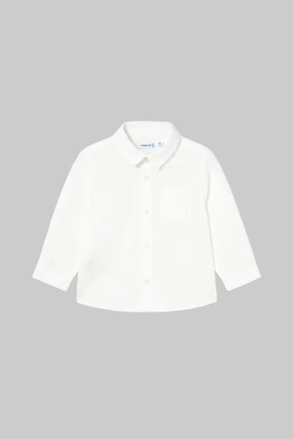 Mayoral Baby Boys Long Sleeve Linen Shirt_ 1118