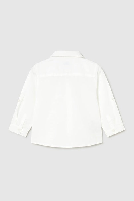 Mayoral Baby Boys Long Sleeve Linen Shirt_ 1118