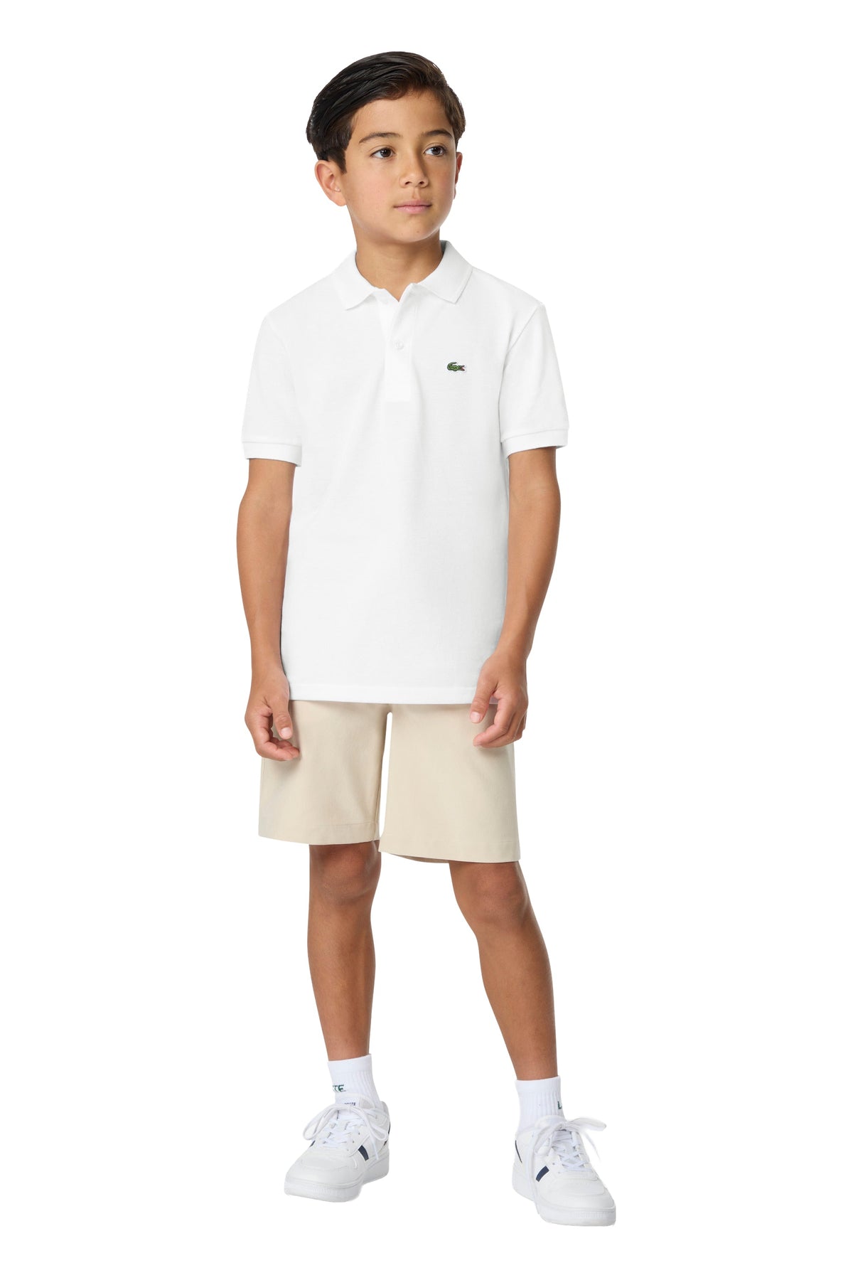 Lacoste Boys Classic White Polo