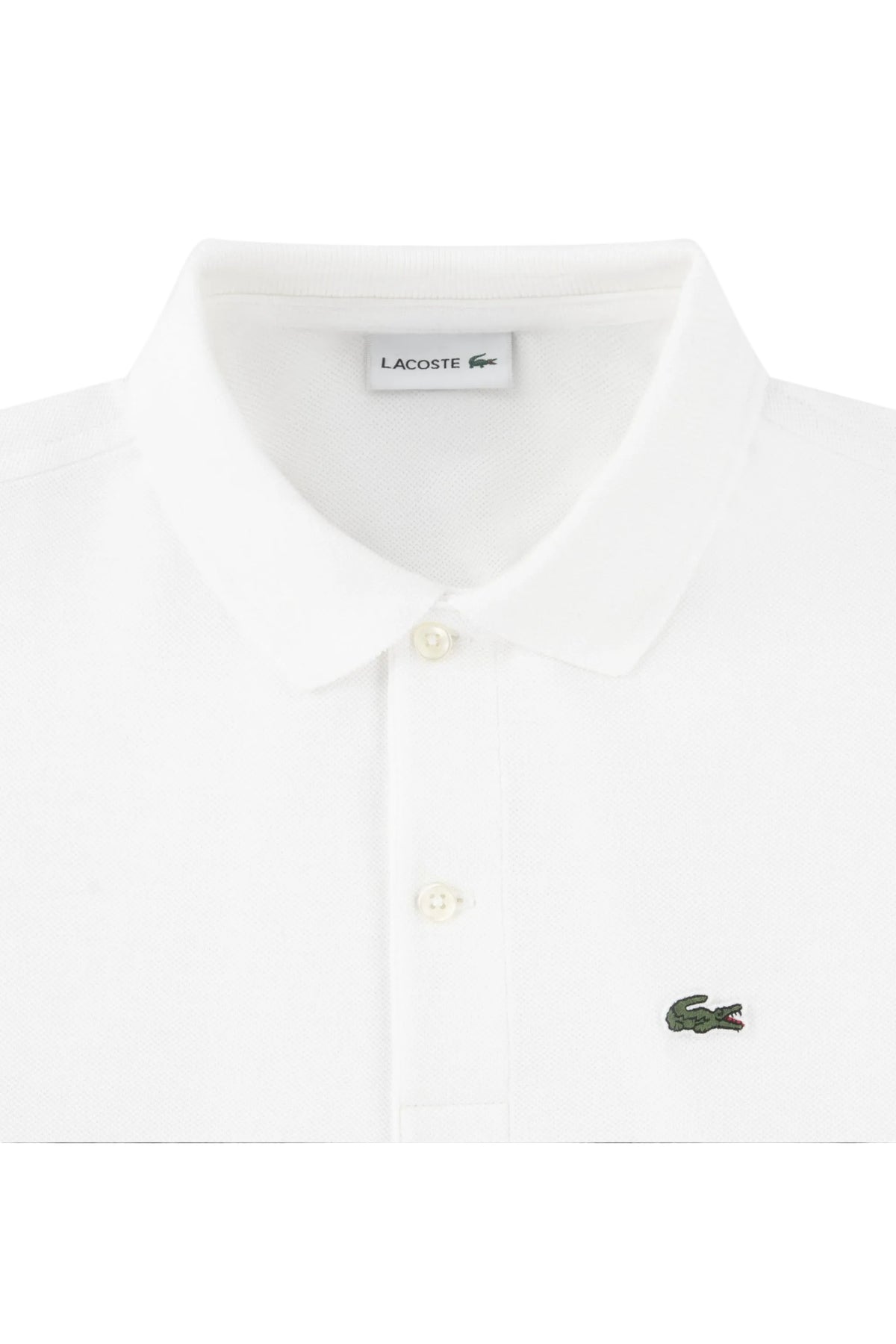 Lacoste Boys Classic White Polo