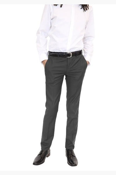 Andrew Marc Boys Skinny Charcoal Stretch Suit Separate Pants_3W0000-NorthBoys