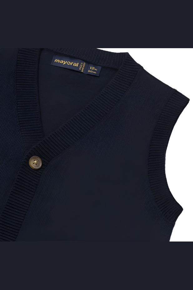 Baby Buttoned Knitted Vest - NorthBoys