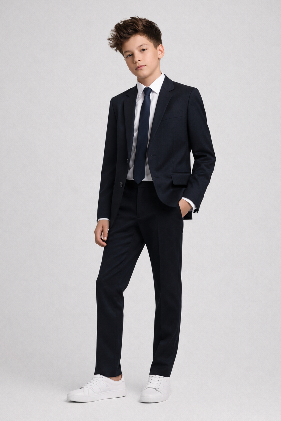 Hugo Boss Boys 2 Piece Navy Suit_ J52684