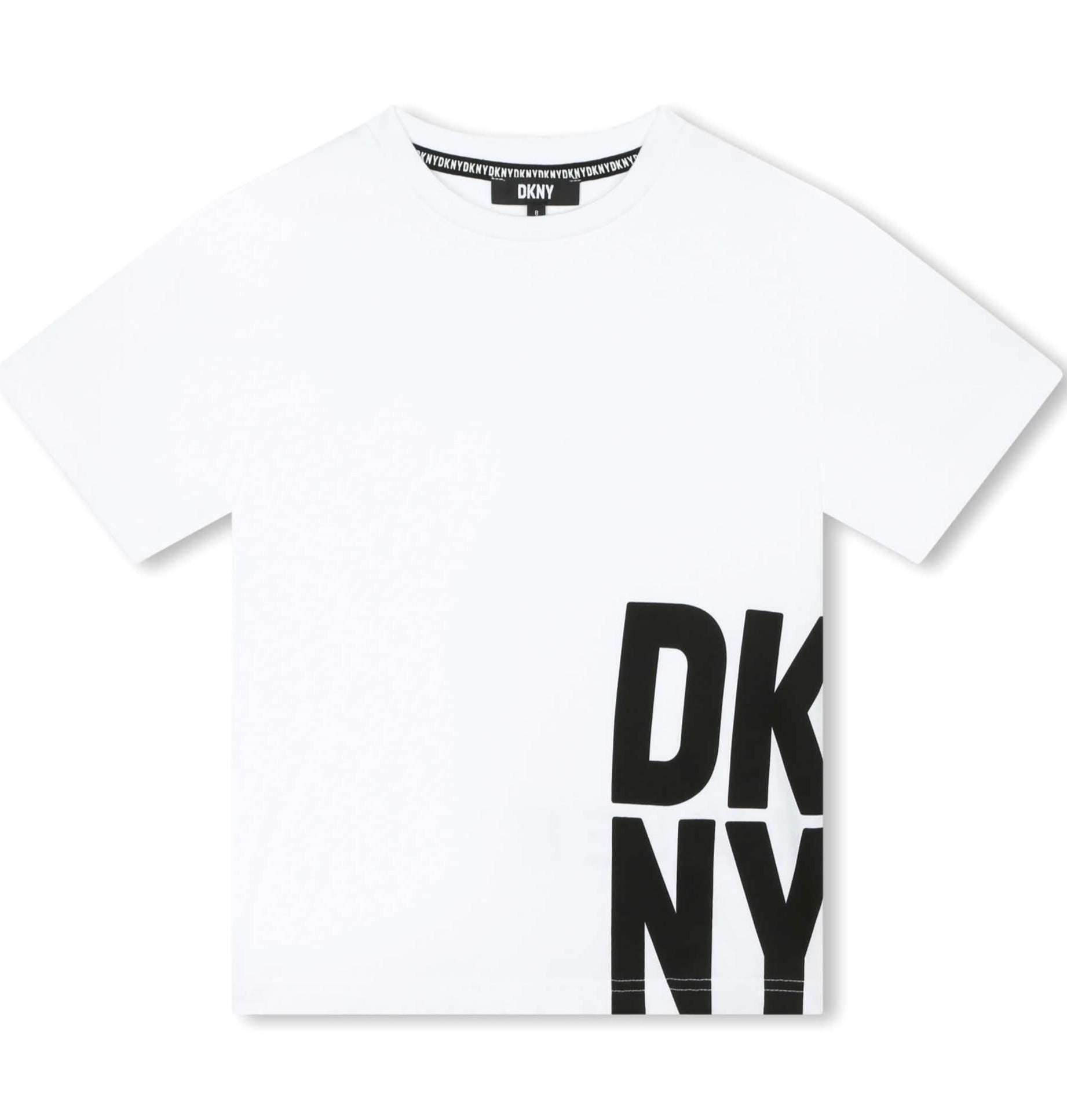  DKNY Boys' T-Shirt - 3 Pack Short Sleeve Graphic Logo Tee  (8-20), Size 8, Black: Clothing, Shoes & Jewelry