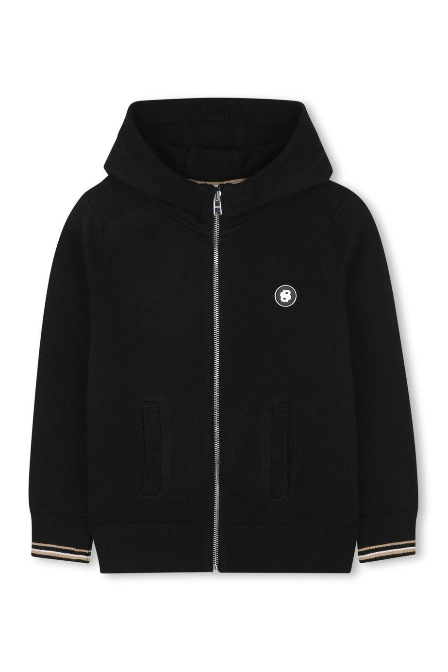 Hugo Boss Boys Knitted Zip Up Hoodie_ J52309 - NorthBoys