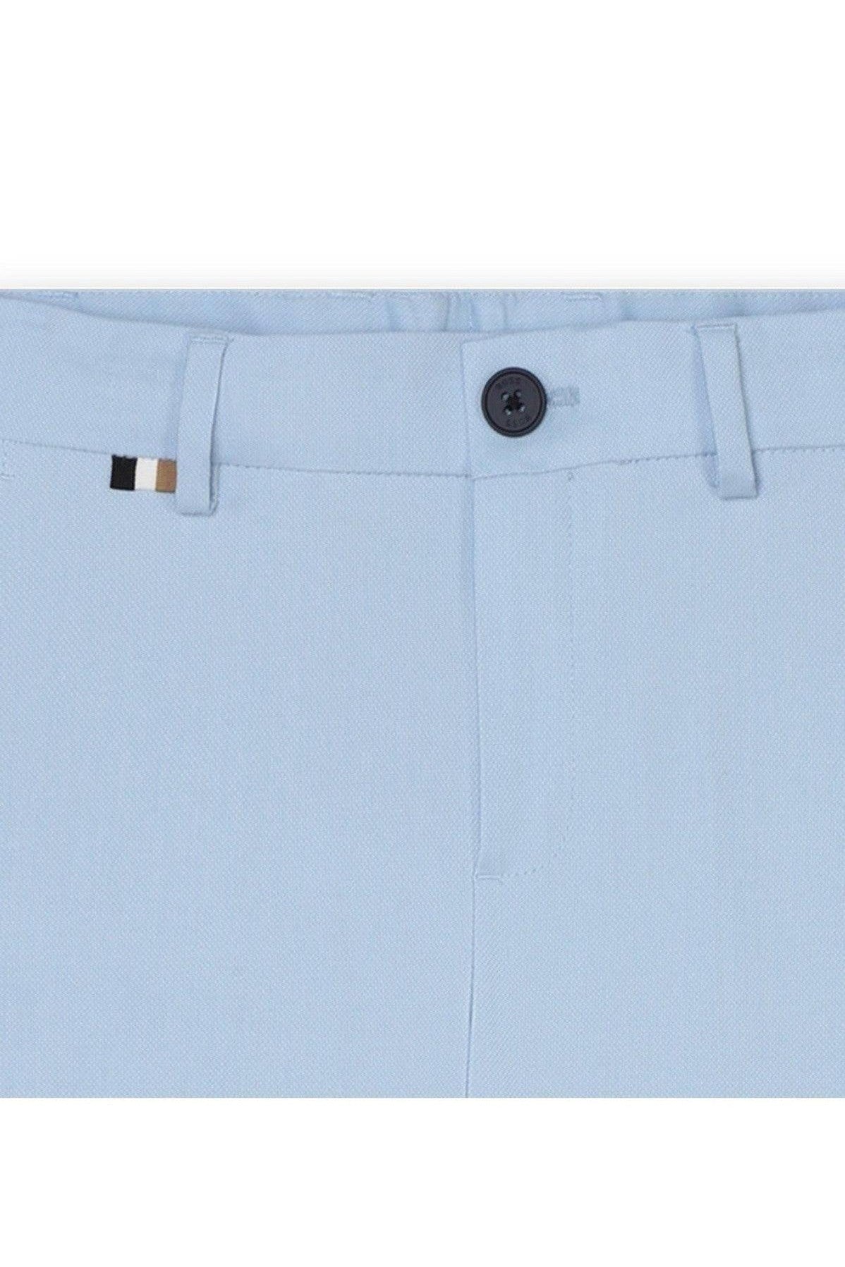 Hugo Boss Boys Pale Blue Slim Suit-NorthBoys