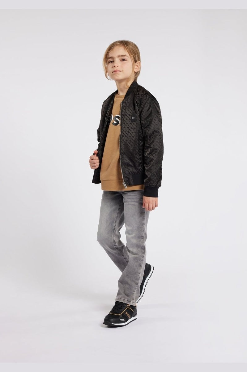 Hugo Boss Boys Regular Fit Grey Jeans_ J50688 - Z20 - NorthBoys