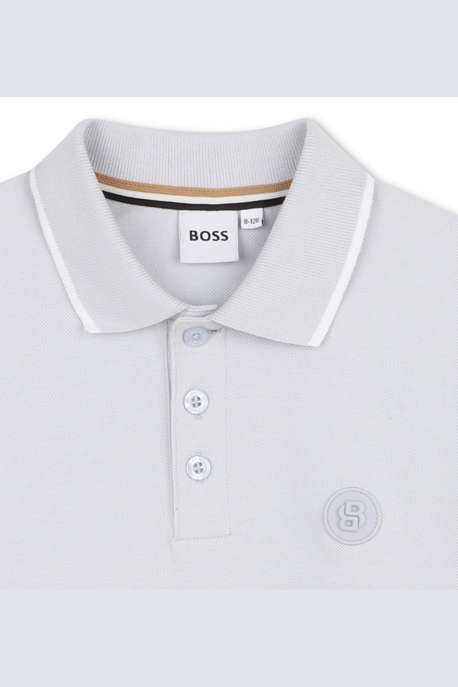 Hugo Boss Boys Two Tone Polo Shirt_ J52952