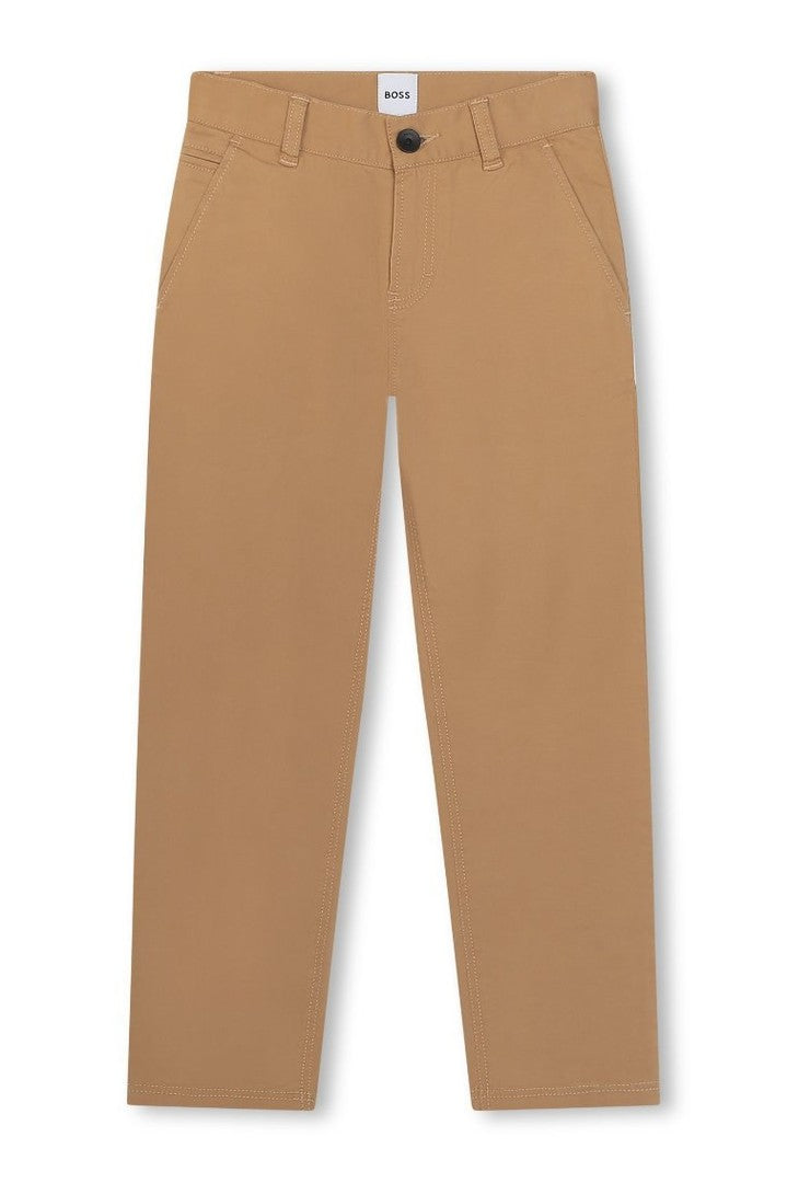 Hugo Boss Boys Slim Fit Twill Chino Pants _ J50673 - NorthBoys