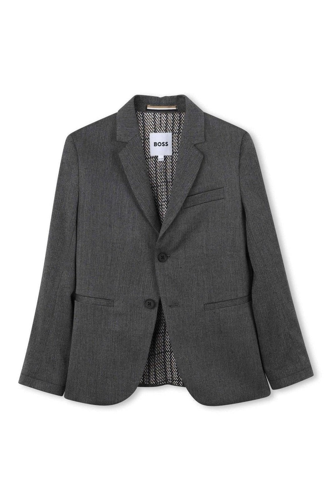 Hugo Boss Boys Slim Grey Suit_ J52383/J52302-NorthBoys