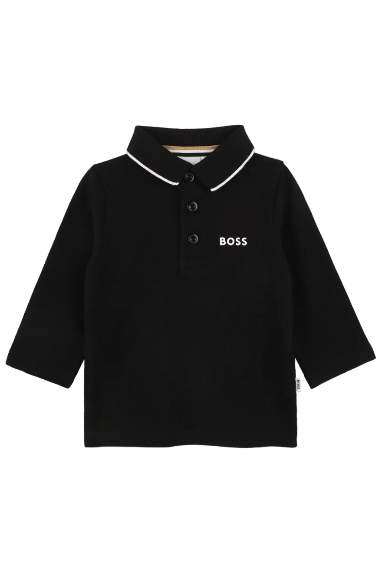 Hugo Boss Baby Boys Long Sleeve Piqué Polo_ J53481