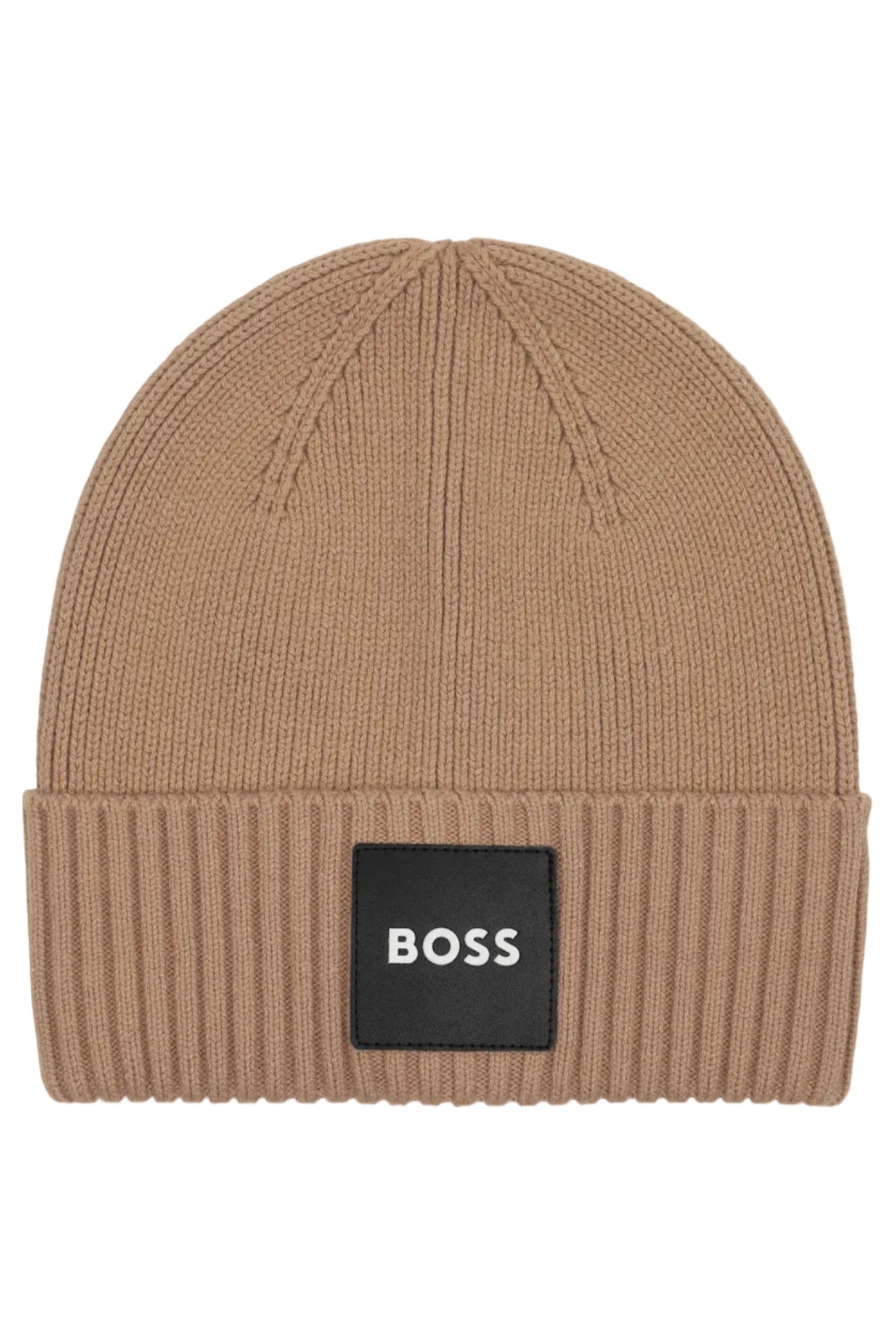 Hugo Boss Boys Cotton Knit Beanie with Branded Badge