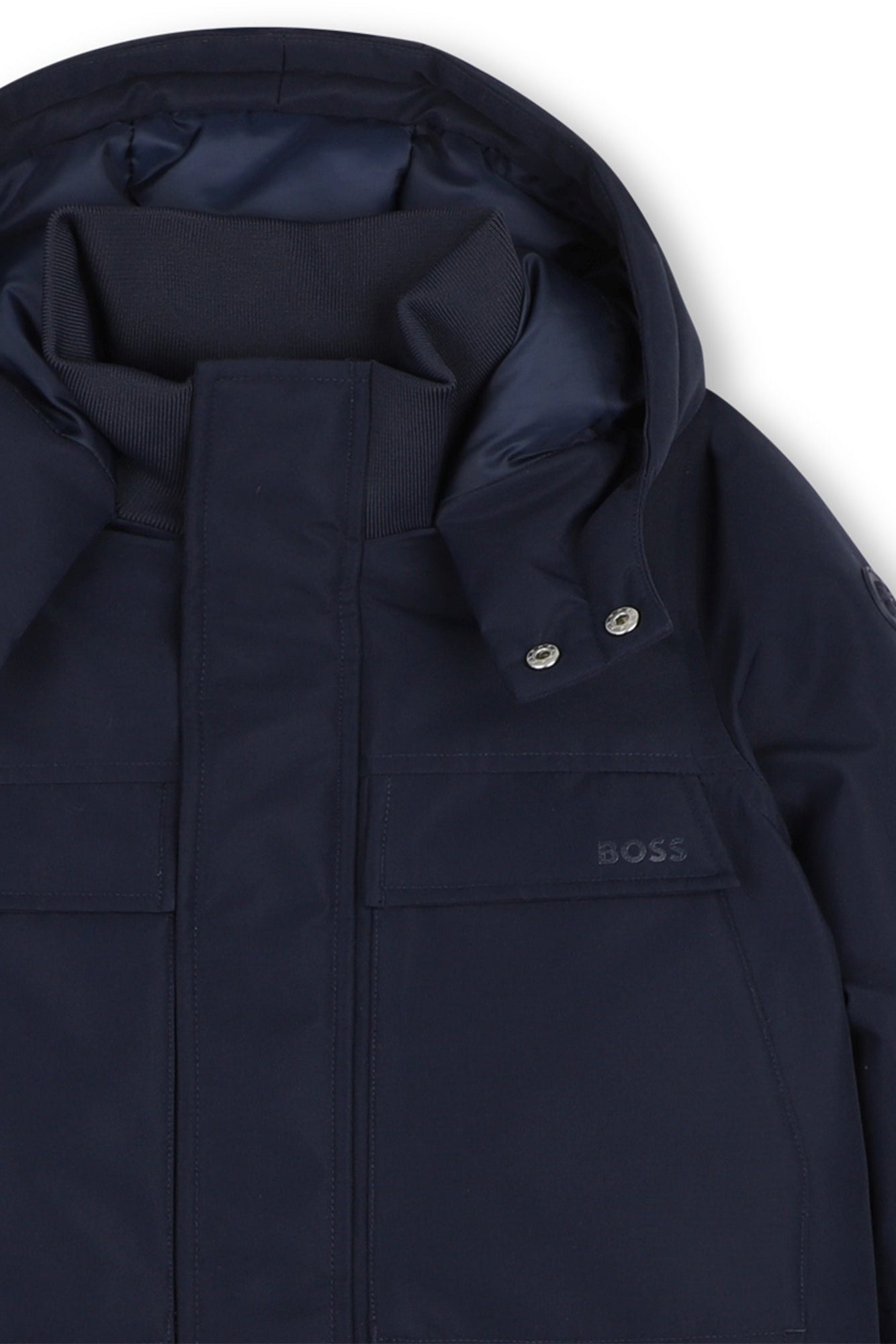 Hugo Boss Boys Padded Hooded Parka_ J53431