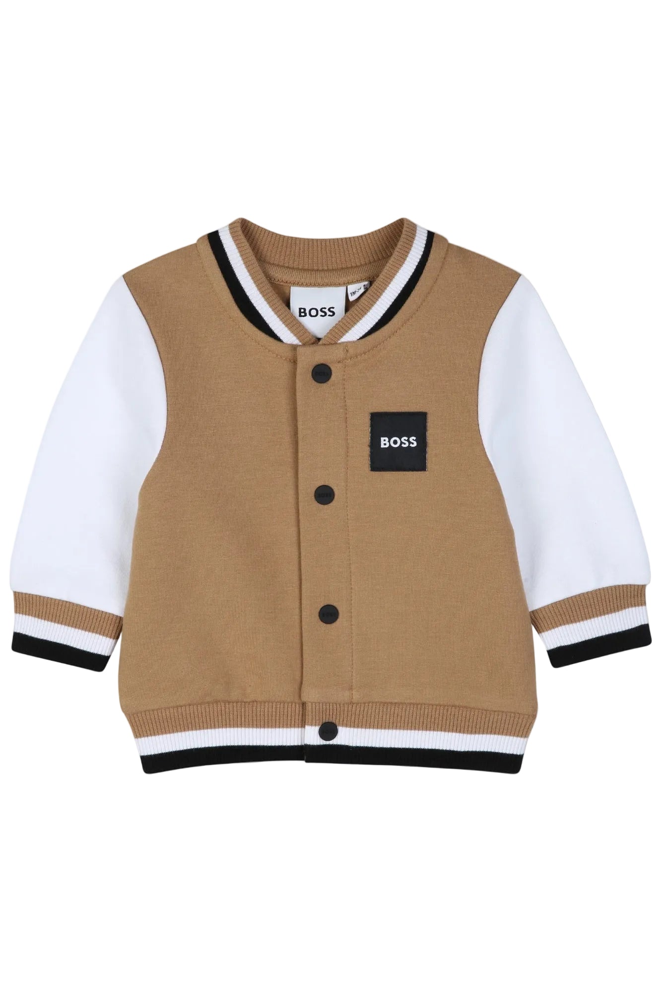 Hugo Boss Toddler 3-Piece Trackset Gift Set with Multicolor Ribbed Banding_