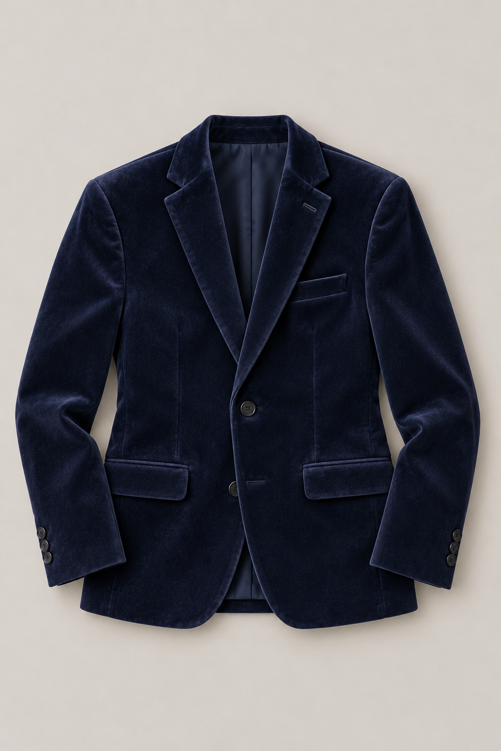 Michael Kors Boys Navy Velvet Knit Jacket