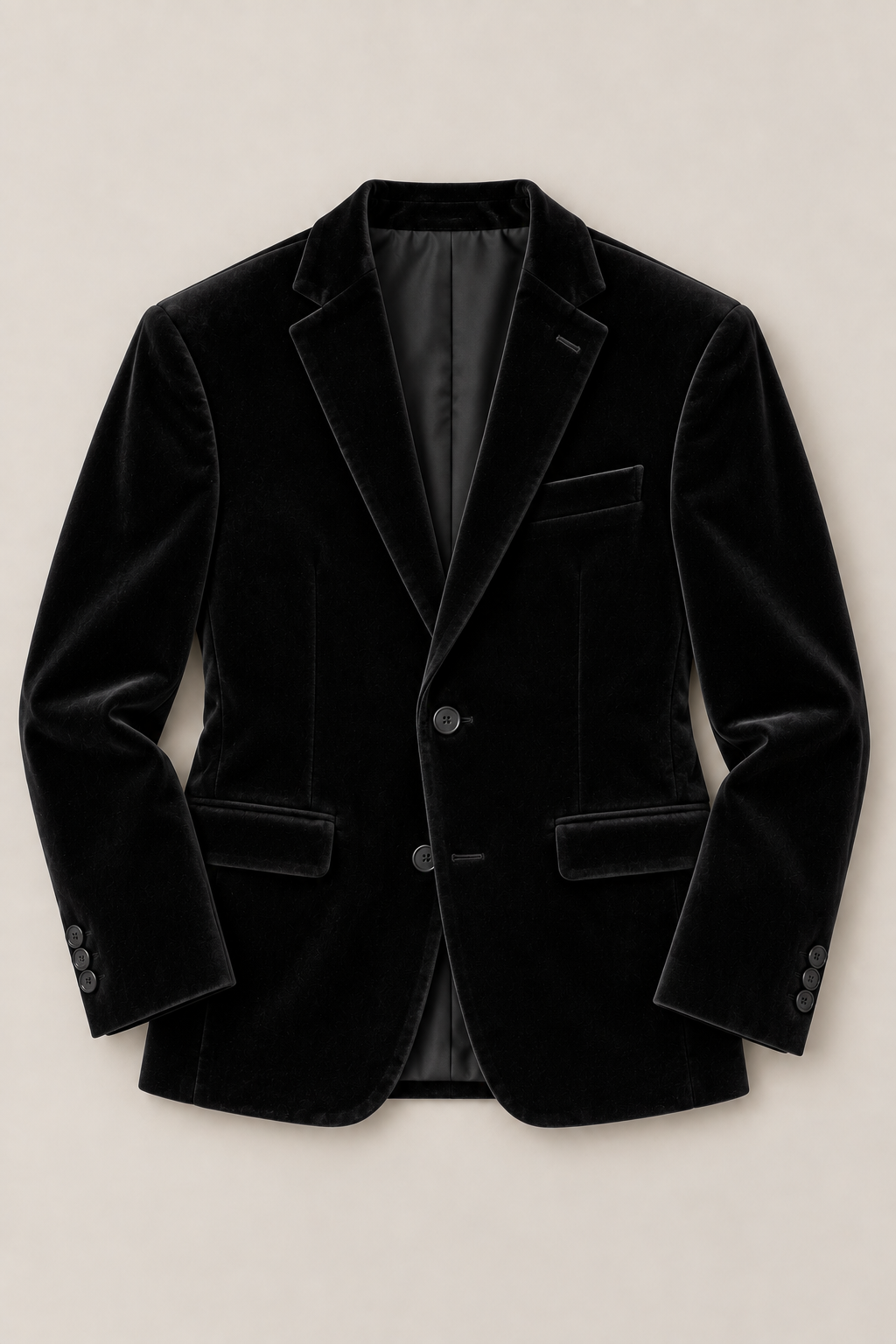 Michael Kors Boys Black Velvet Knit Jacket