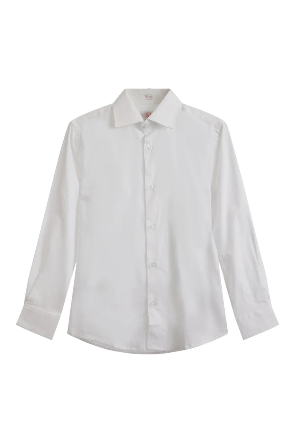 Leo & Zachary Boys White 4 Way Stretch Dress Shirt_ 5590 - NorthBoys