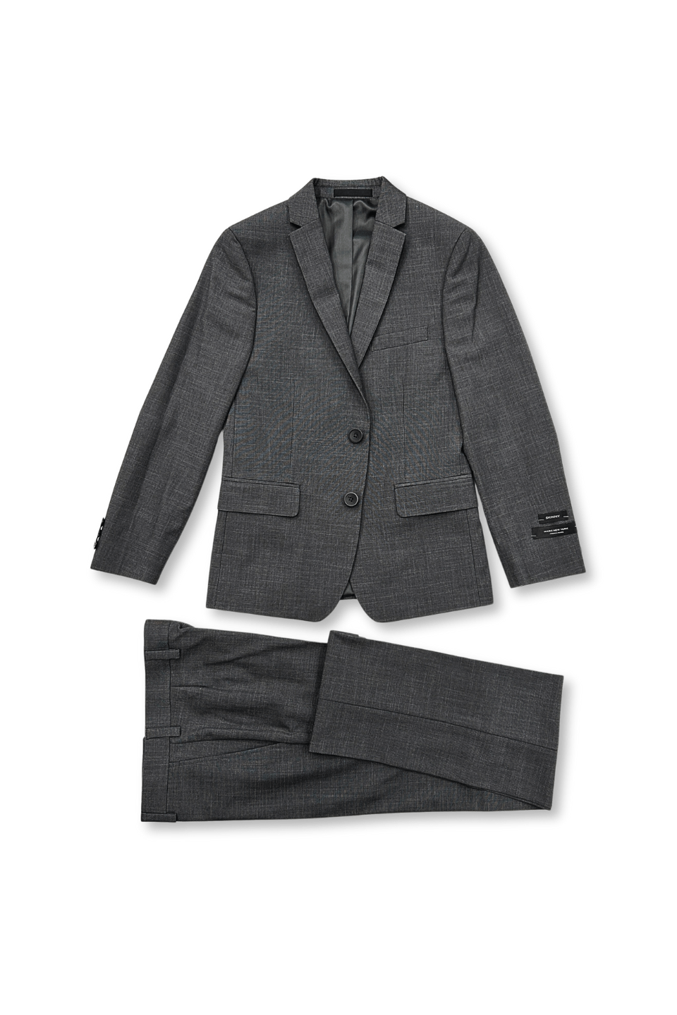 Marc New York Boys Skinny Grey Neat Suit-NorthBoys
