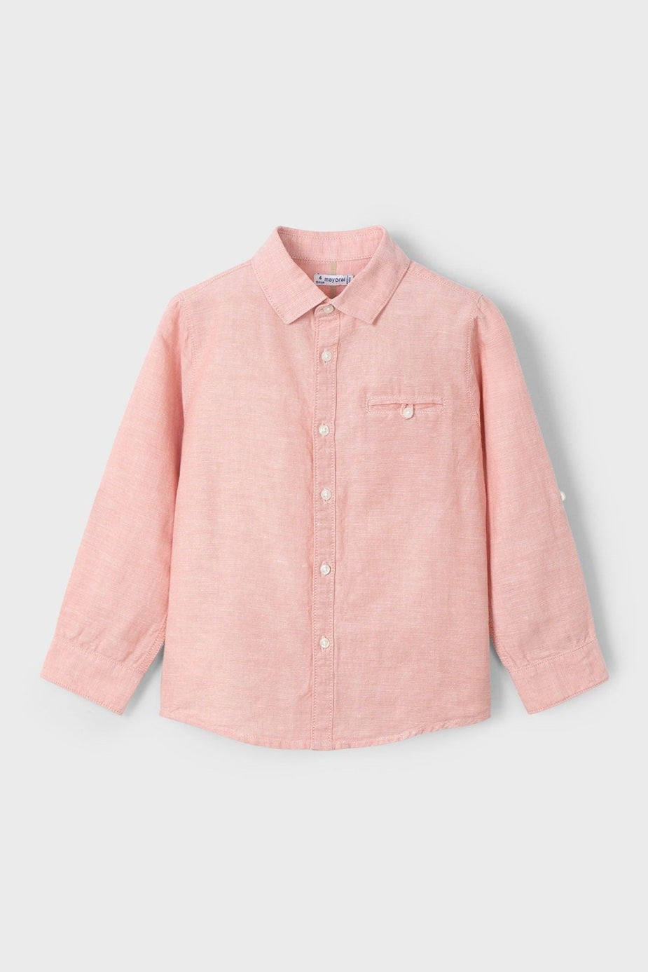 Mayoral Mini Long Sleeve Linen Shirt_ 3121 - NorthBoys