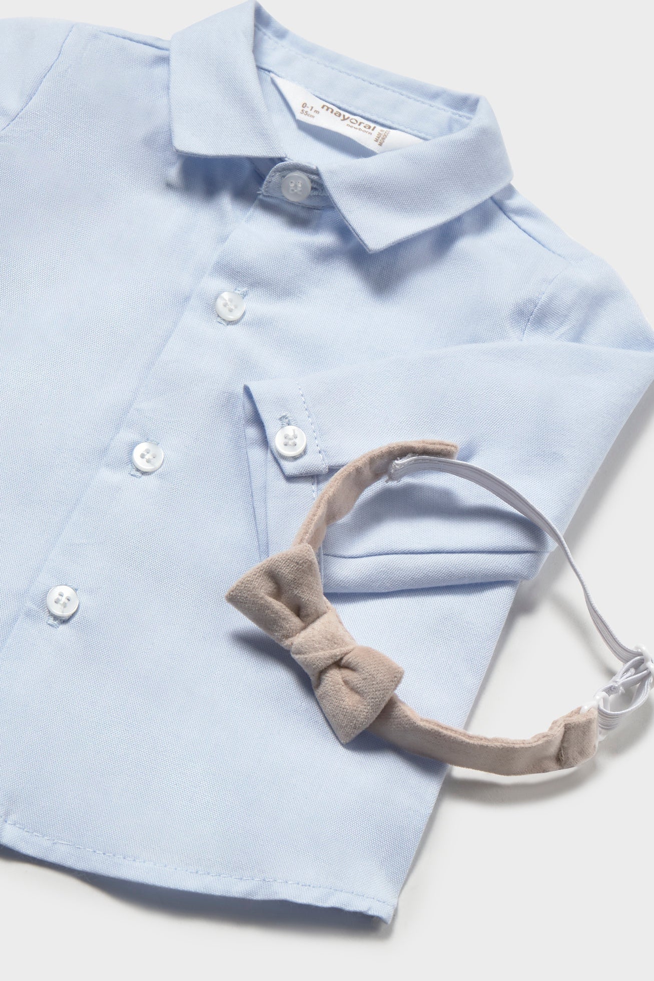 Mayoral Baby Boys Shirt With Bow Tie