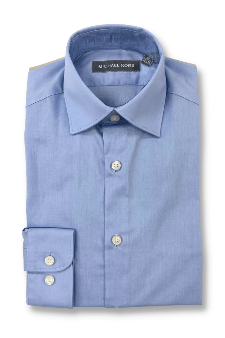 Michael Kors Boys Blue Dress Shirt - NorthBoys