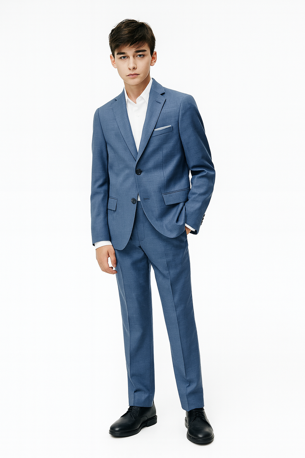 Michael Kors Boys Husky Bright Blue Wool Suit – NorthBoys