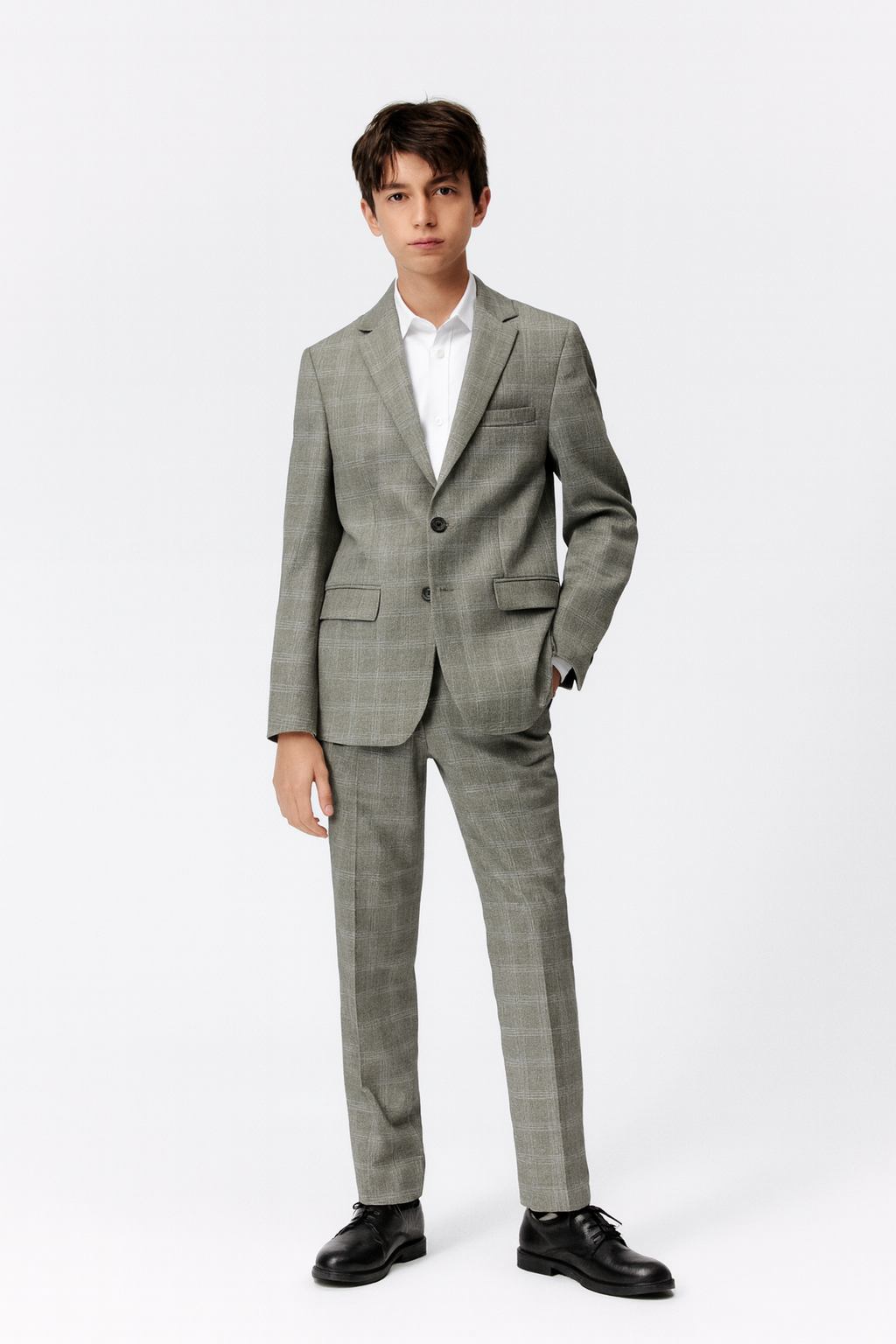 Michael Kors Boys Grey Plaid Suit – NorthBoys