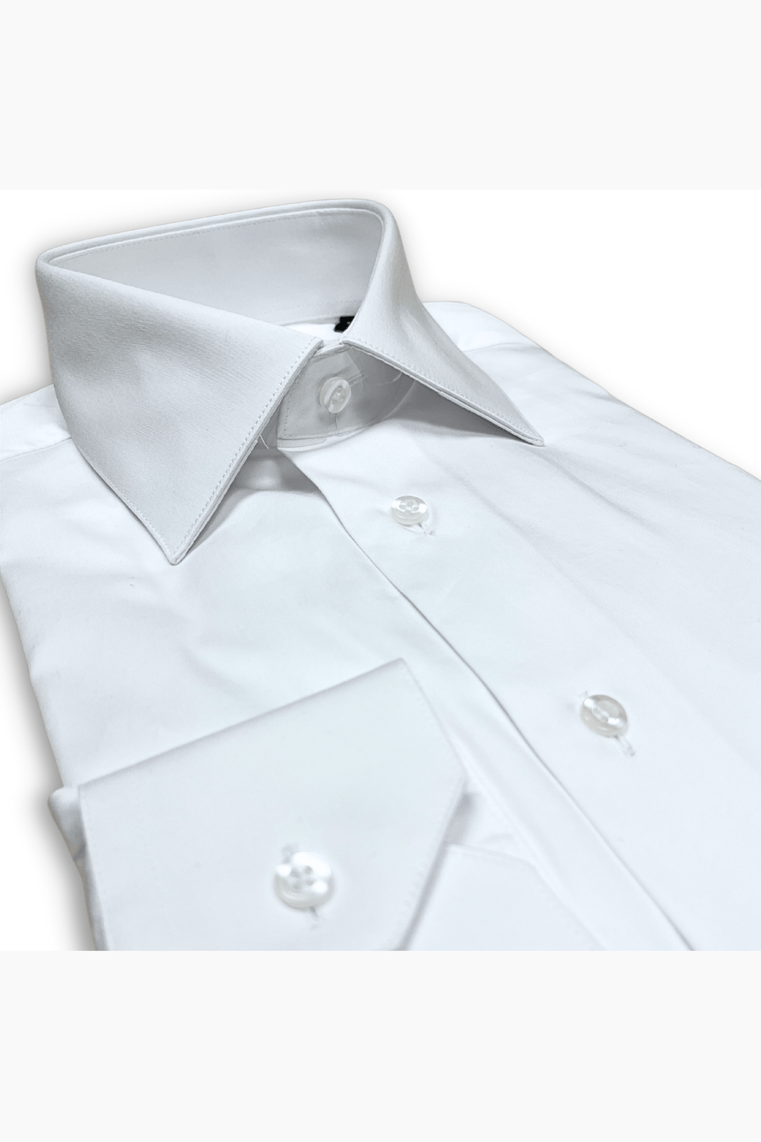 NorthBoys Mens Tailored Fit White Premium Cotton Dress Shirt - NorthBoys