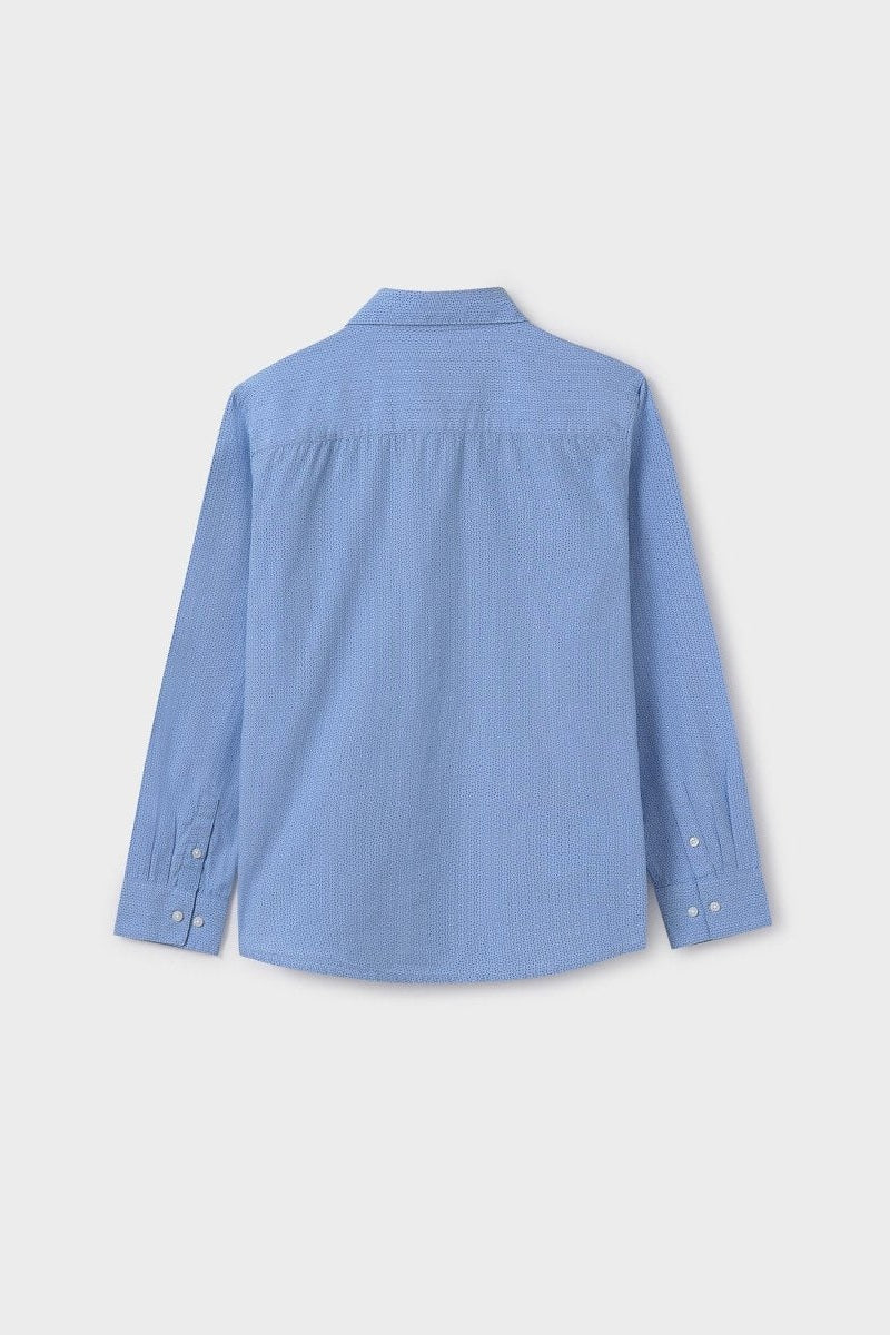Nukutavake Boys Long Sleeve Micro Print Shirt_ 6142 - NorthBoys