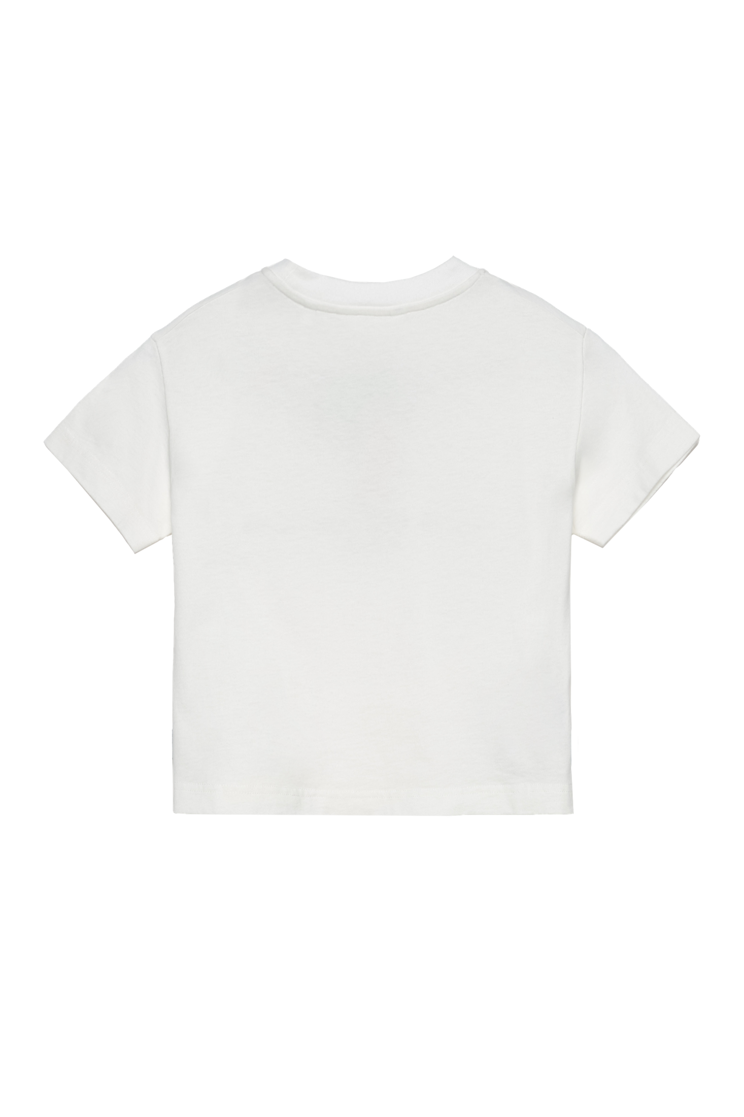 White t-shirt on a white background