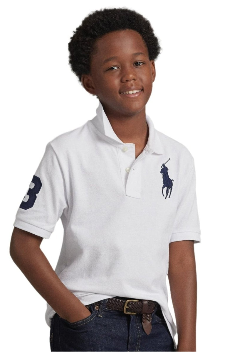 Polo Ralph Lauren Boys Big Pony Cotton Mesh Polo Shirt - NorthBoys