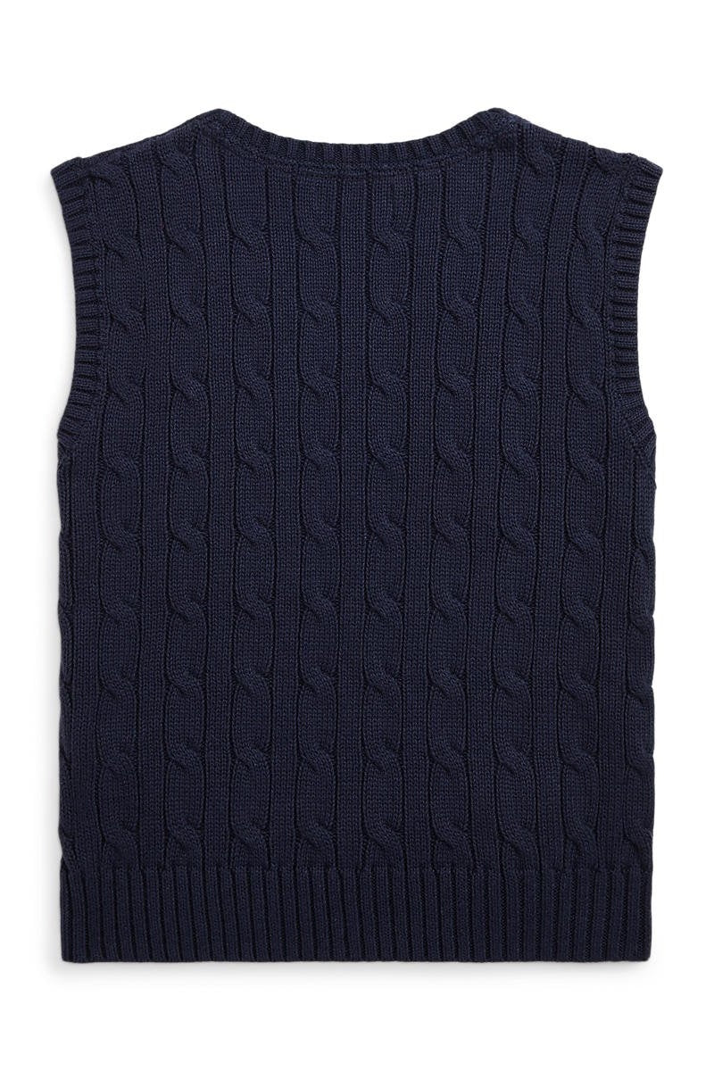 Polo Ralph Lauren Little Boys Cable Knit Cotton Vest - NorthBoys