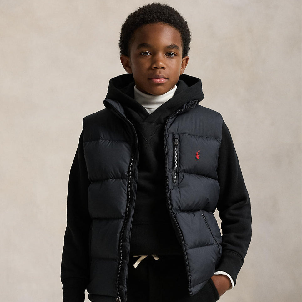 Clothing Ralph Lauren Black Gilet Clothing Ralph Lauren Quilted
