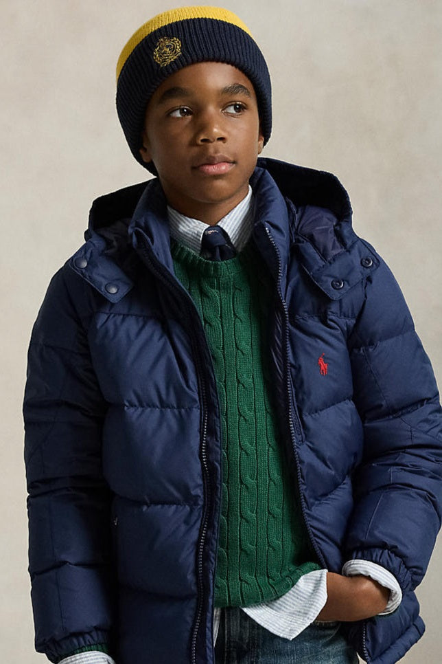 Ralph Lauren Boys Ripstop Down Hooded Jacket
