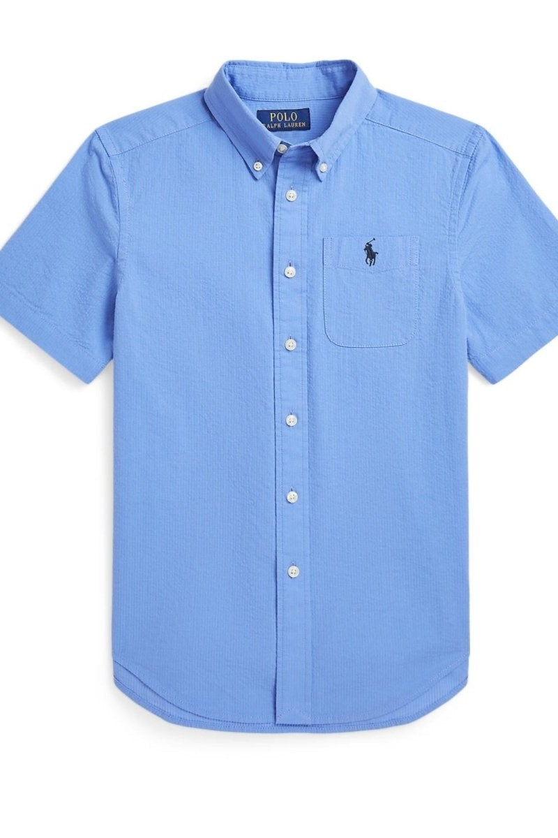 Polo Ralph Lauren Boys Short Sleeve Seersucker Shirt - NorthBoys