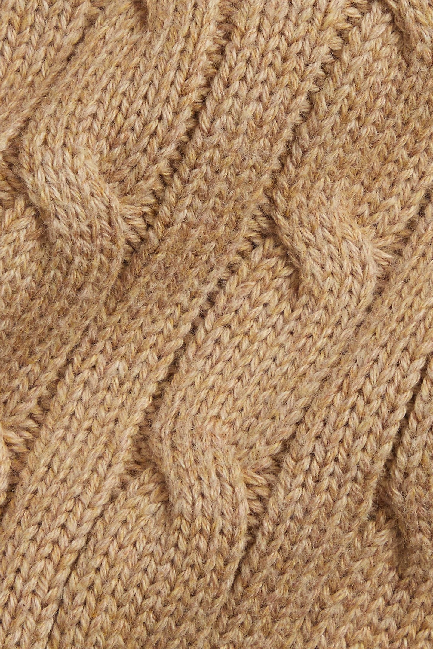 Polo Ralph Lauren Baby Boys Cable-Knit Cotton V-Neck Cardigan camel