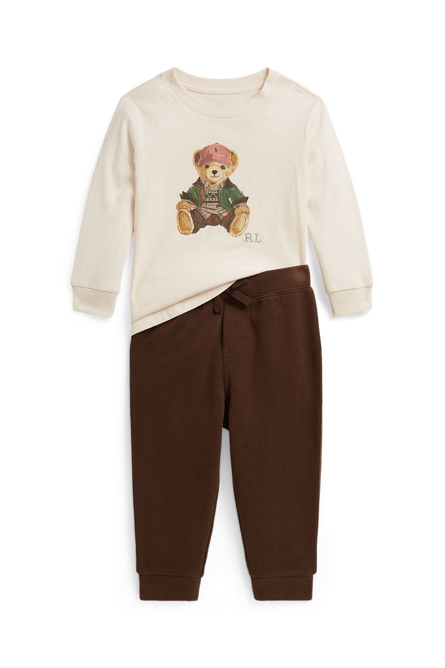 Polo Ralph Lauren Baby Boys Polo Bear Cotton Tee & Jogger Set