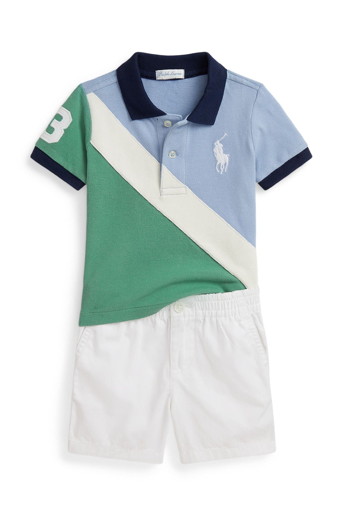 Polo Ralph Lauren Baby Mesh Polo Shirt & Shorts Set