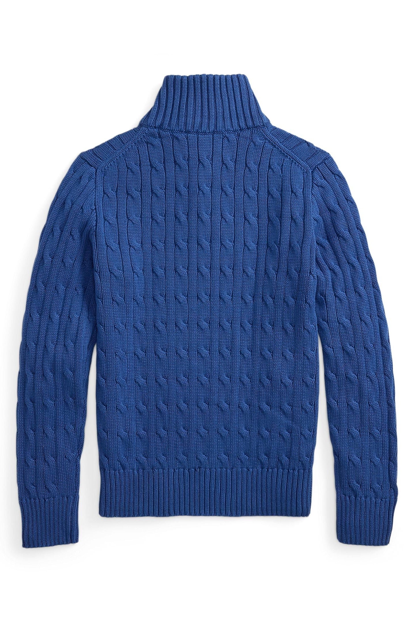 Polo Ralph Lauren Boys Cable-Knit Cotton Quarter-Zip Sweater