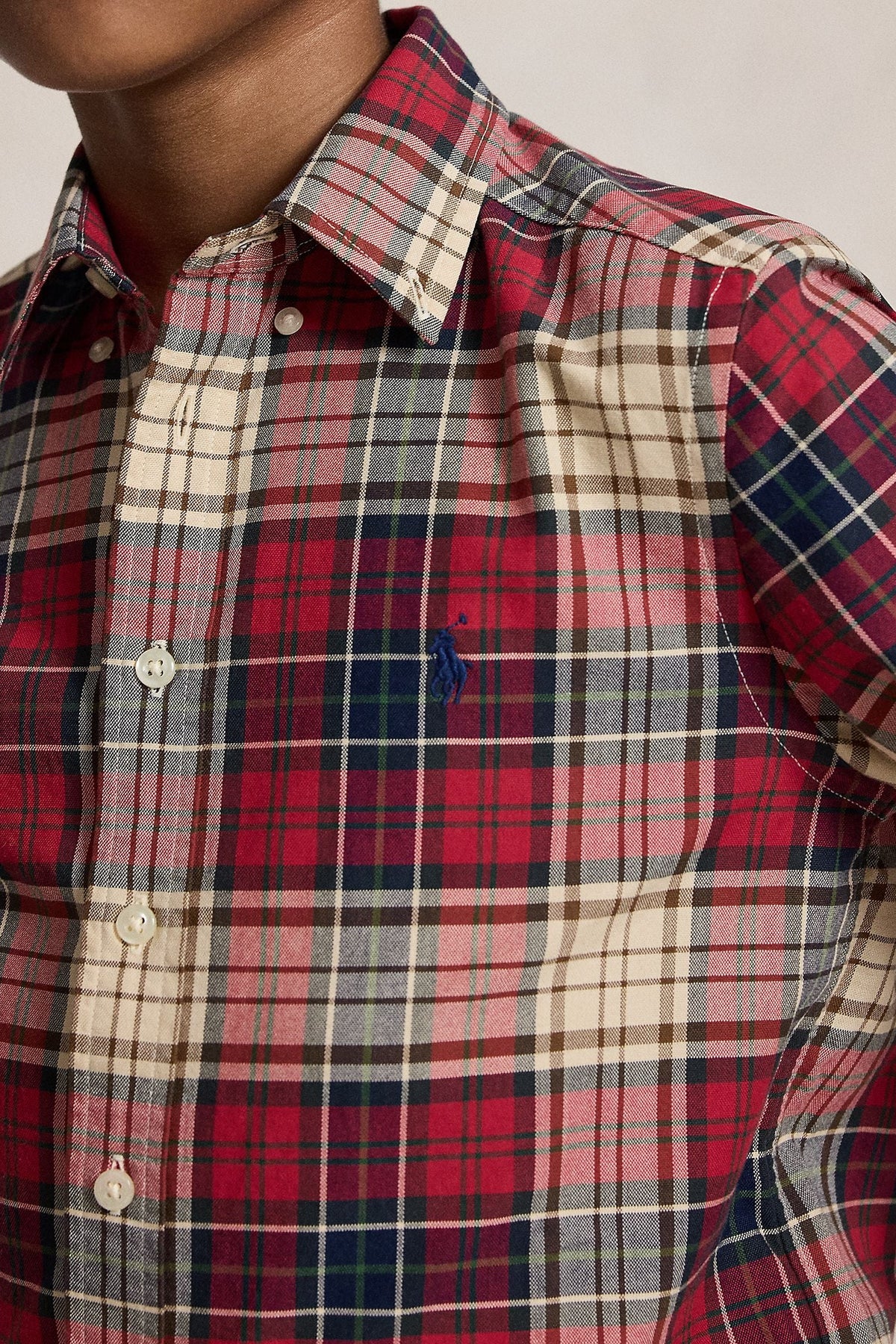 Polo Ralph Lauren Boys Plaid Cotton Oxford Shirt