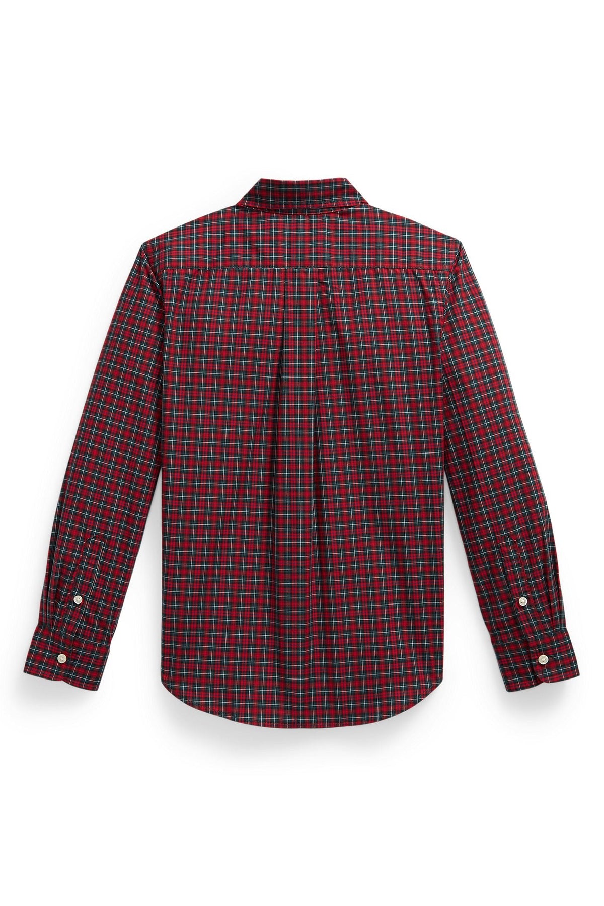 Polo Ralph Lauren Boys Plaid Cotton Poplin Shirt