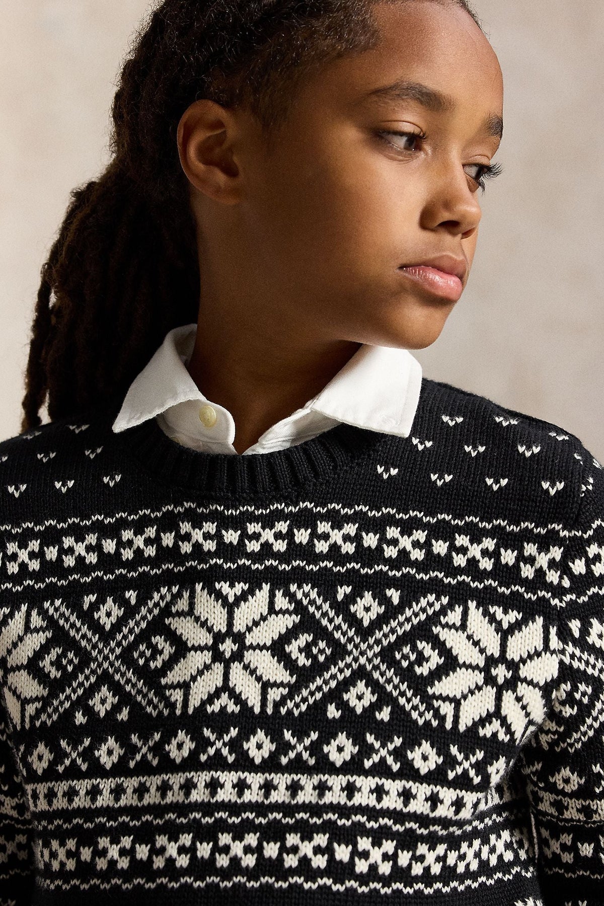 Polo Ralph Lauren Boys Snowflake Cotton Sweater