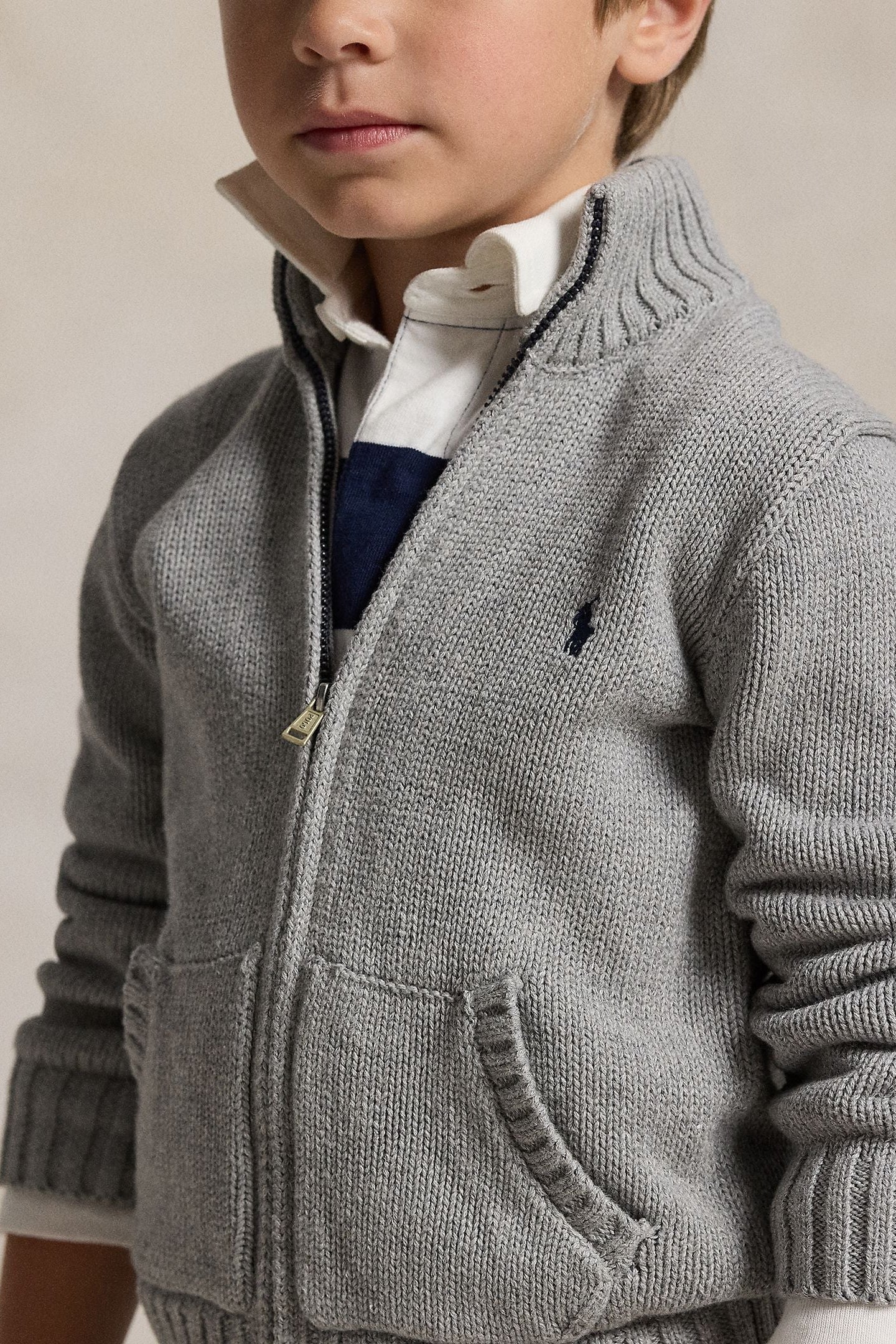 Polo Ralph Lauren Little Boys Mock Neck Sweater