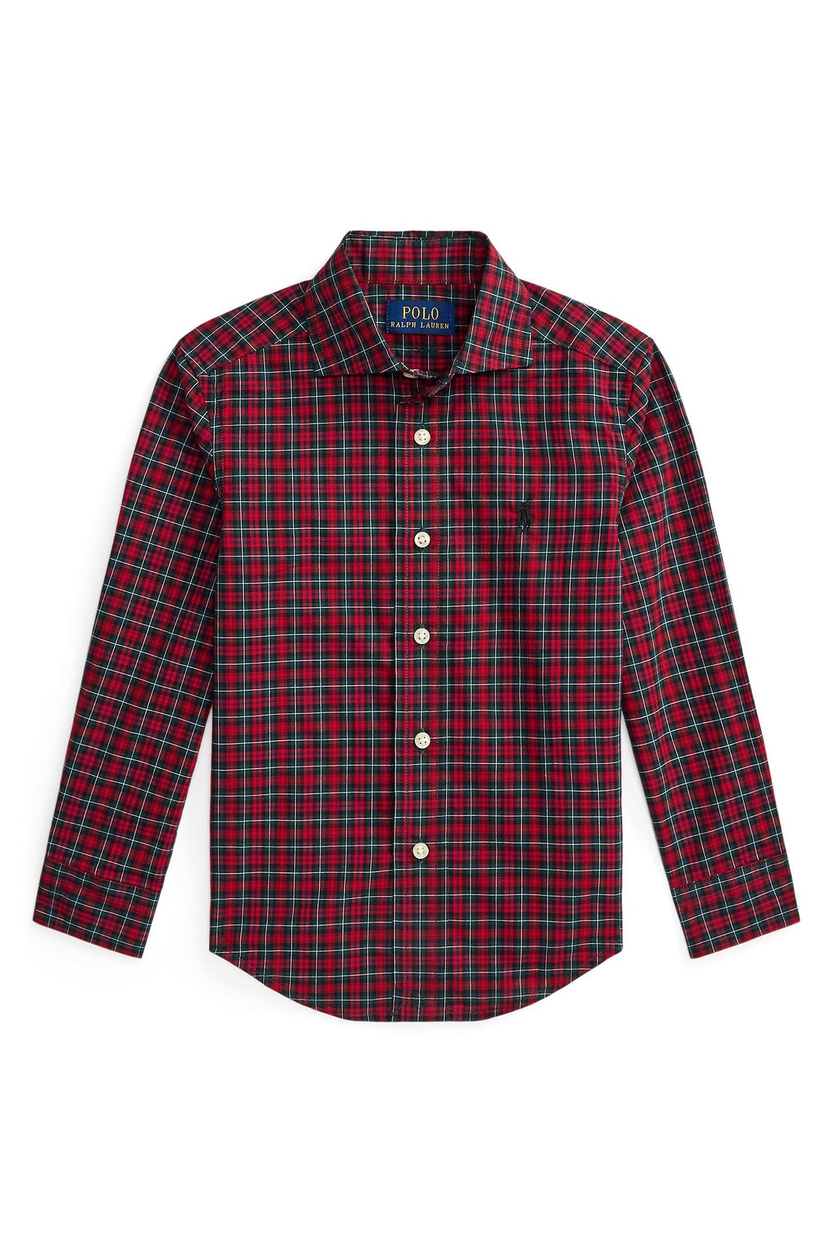Polo Ralph Lauren Little Boys Plaid Cotton Poplin Shirt