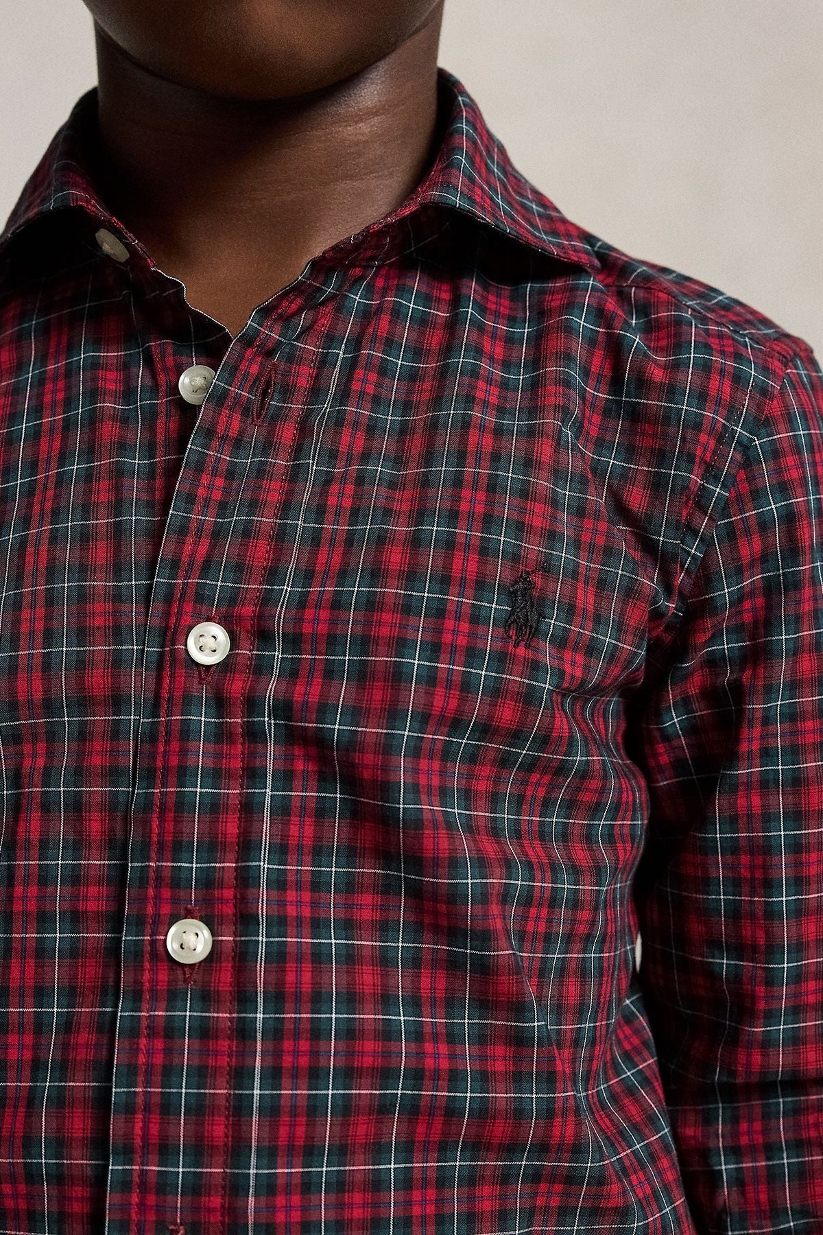 Polo Ralph Lauren Little Boys Plaid Cotton Poplin Shirt