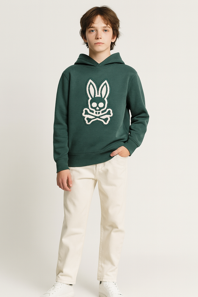 Psycho Bunny Kids Harley Hoodie_ KT0500024