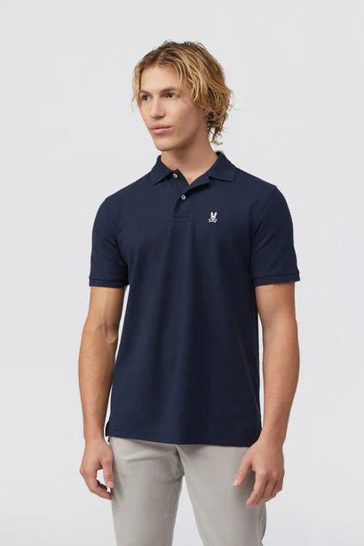 Psycho Bunny Mens Navy Classic Polo_ B6K001ARPC - 410 - NorthBoys
