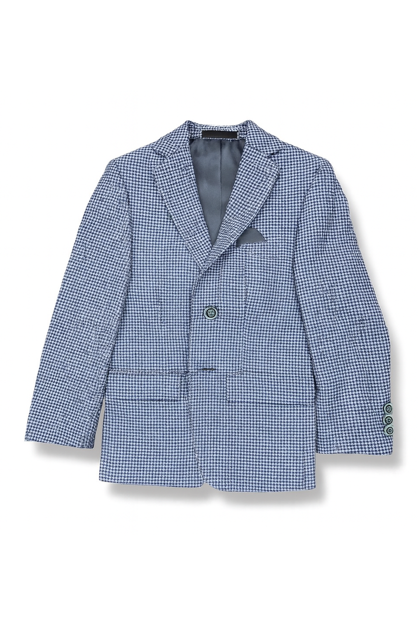 Tallia Boys Blue White Check Sports Jacket_ Z0071-NorthBoys