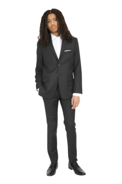Tallia Boys Skinny Black Wool Suit_ OEZ0000/09Y0000-NorthBoys