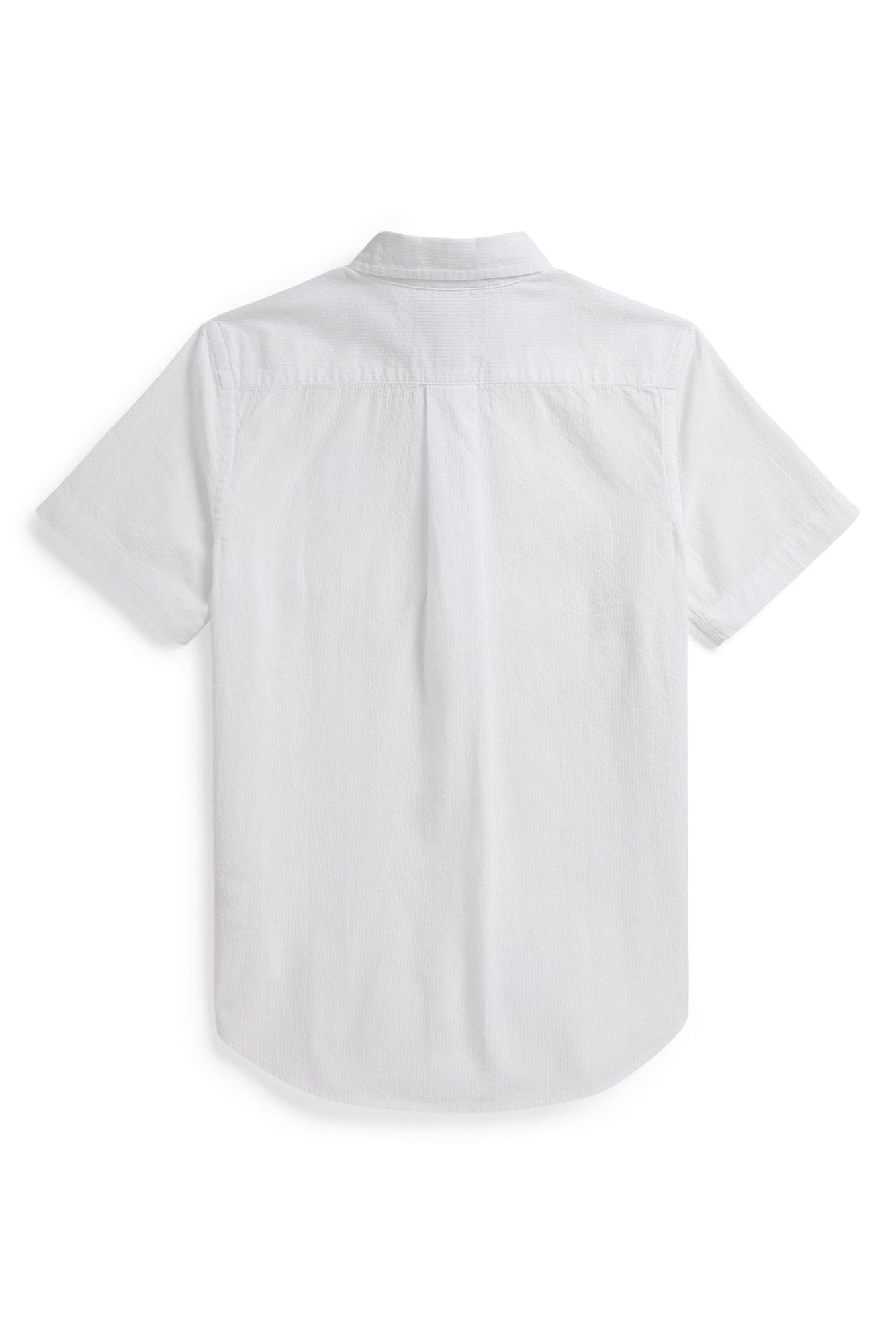 Polo Ralph Lauren Boys Short Sleeve Seersucker Shirt